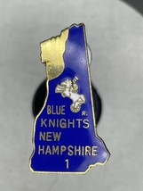 Blue Knights Police Motorcycle Club Hat Lapel Pin New Hampshire 1 - $320.38 MXN