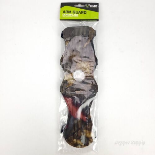 HME Camo Archery Arm Guard 4-Strap 11.75 inch New #HME-AGCMO - $12.72