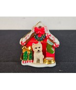 Danbury Mint Westie Highland Terrier 2009 Christmas Ornament With Tag - $34.60