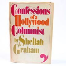 VTG Confessions Of A Hollywood Columnist By Sheila Graham HC Book With DJ 1969  - £24.15 GBP