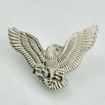 F-15 Eagle Pin Silver Tone Vintage - £9.51 GBP