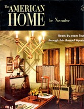 The American Home  Magazine - Vintage  November 1953  - £3.66 GBP