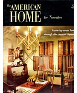 The American Home  Magazine - Vintage  November 1953  - £3.91 GBP