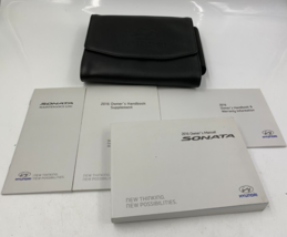 2016 Hyundai Sonata Owners Manual Handbook Set with Case OEM L03B51043 - £21.23 GBP