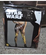 Star Wars Chewbacca Halloween Brown Leggings Costume Accessory-sz 14+ - $23.76