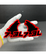 Godzilla Badges Emblem RAGING 7.3 Black/Red (2) BADGES, Fender Angry Agg... - €37,55 EUR