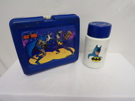 ORIGINAL Vintage 1982 Batman Joker Lunch Box w/ Thermos - £38.78 GBP