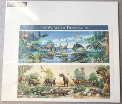 USPS Stamp Sheet World of Dinosaurs Arctic Animals Endangered Species SE... - £15.69 GBP
