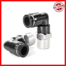 5-Pack Male Elbow 12mm Tube OD x 3/8 Inch NPT Push to Connect Fittings - $495.41 MXN
