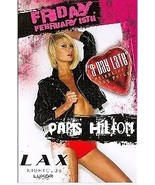 Paris Hilton Valentine&#39;s Day Party @ LAX Nightclub Luxor Hotel Vegas Pro... - £3.91 GBP