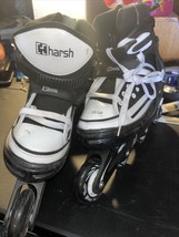 Youth Canvas Adjustable Harsh Inline Skates Size Youth 5-8 - $28.05