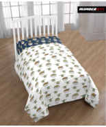 Star Wars The Mandalorian Baby Yoda 3 Piece Twin Bedding Sheet Set &amp; Pil... - £31.55 GBP