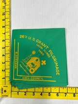 26th 1980 US Grant Pilgrimage Galena Illinois Neckerchief BSA Boy Scouts... - $88.11