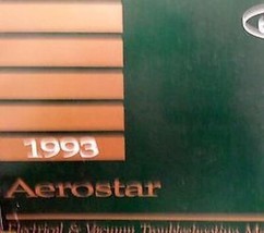 1993 FORD AEROSTAR Electrical Wiring Diagrams Service Shop Repair Manual... - $5.25