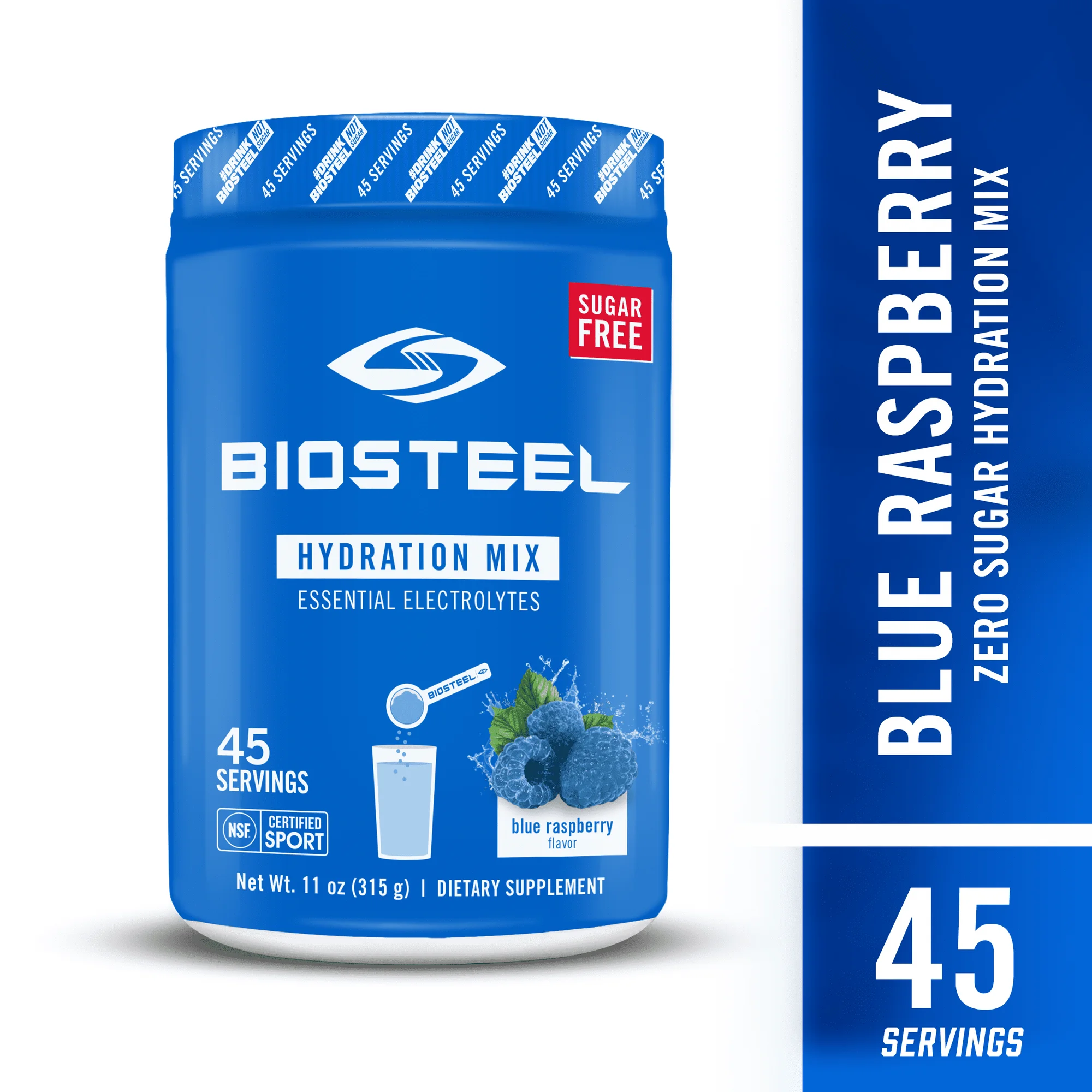 BioSteel Sports Hydration Mix Blue Raspberry 45 Servings - $29.99