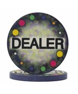 DA VINCI Large 2 Inch Ceramic Texas Holdem Poker Dealer Button - $5.99