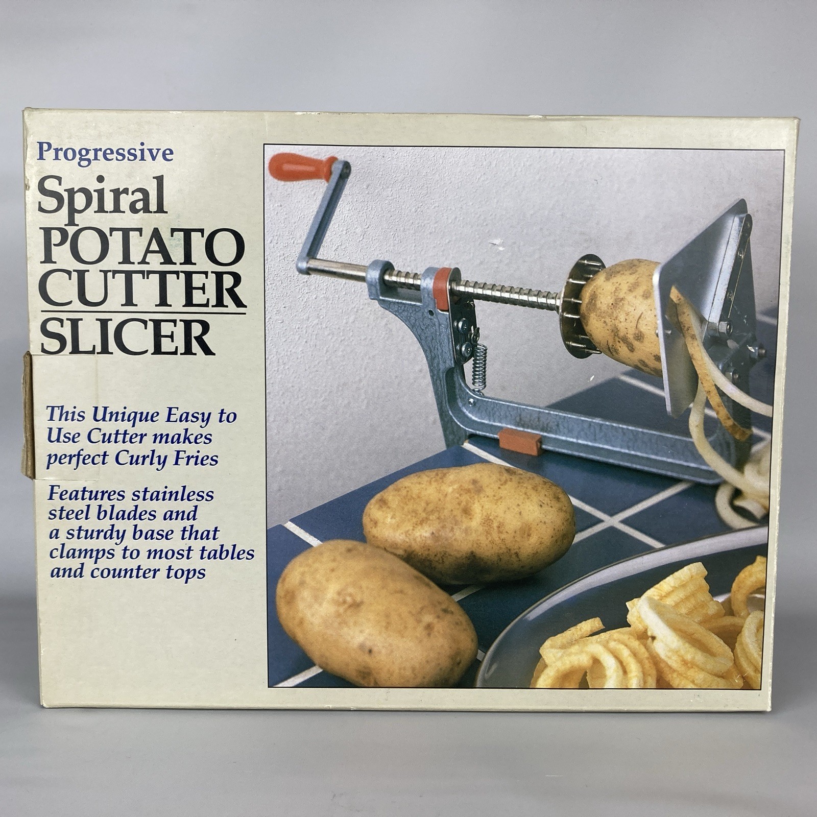 Progressive Spiral Potato Cutter Slicer Clamp Down Style GSPC-100 VTG 1990 - $44.37