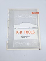 KD Tools Manufacturing Hand Tools Catalog 1961 No. 61 Vintage Ring Binde... - £11.08 GBP