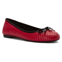 Women MICHAEL Michael Kors Melody Quilted Ballet, Size 9.5 Red Leather NIB - £80.28 GBP