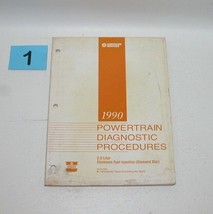 1990 Chrysler Dodge 2.0L EFI Powertrain Diagnostic Procedure Manual USED #1 - $7.87