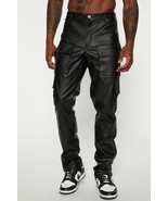 Leather Pant Pants Men&#39;s Real Jeans Style Biker Men Motorcycle Trousers ... - $190.39 CAD+