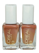 2X L&#39;Oréal Paris Pro Manicure Nail Color Polish - #570 Caffeinated - £7.41 GBP