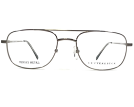 Cutter &amp; Buck Eyeglasses Frames Aurora Gunmetal Grey Square Full Rim 54-19-145 - £25.90 GBP