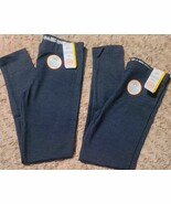 Two (2) Wonder Nation ~ Girl&#39;s Size Medium (7/8) Leggings ~ Blue ~ Cotto... - $20.46 CAD