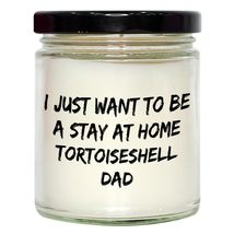 Funny Tortoiseshell Cat Gifts for Christmas, 9oz Vanilla Soy Candle from Dad to  - £19.47 GBP