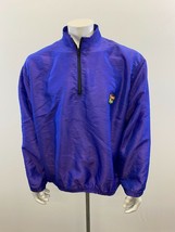 Sport Style Men&#39;s 1/4 Zip Jacket Size One Size Purple iridescent Nylon   - $12.86