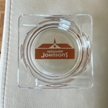 Howard Johnson Motor Lodge Glass Ashtray - £19.20 GBP