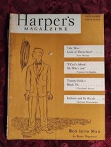 Harper&#39;s September 1952 John Hersey Cleveland Amory Bentz Plagemann - £8.68 GBP