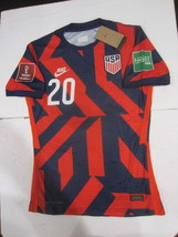 Timothy Weah USA World Cup Qualifiers Match Slim Away Soccer Jersey 2021-2022 - £87.81 GBP