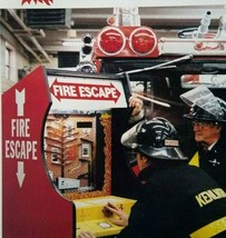 Ice Fire Escape Arcade Flyer Original 1984 Vintage Game Art Print Fireman Rescue - £14.84 GBP