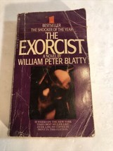 The Exorcist Vintage Purple Cover 1974 William Peter Blatty Book Movie Tie-In - £6.01 GBP