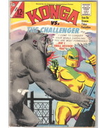 Konga Movie Comic Book #21, Charlton 1965 VERY GOOD - £11.61 GBP