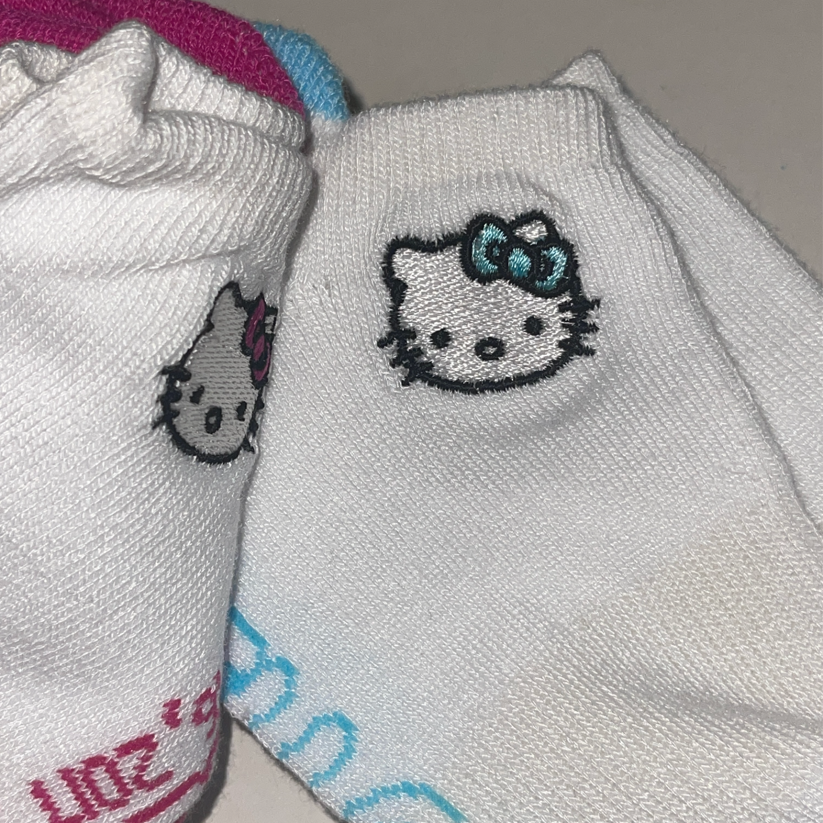 New Sanrio HELLO KITTY No-Show Socks 9 Pairs Sock Lot Women's Item image 8