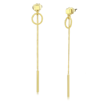 TK3677 - IP Gold(Ion Plating) Stainless Steel Earrings with No Stone - $23.84