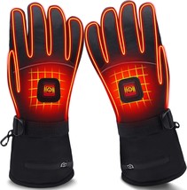 Men&#39;S Heated Gloves Rechargeable Battery Powered Heated Gloves Winter Warmer - £68.34 GBP