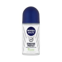 Nivea Men Sensitive Protect 48 Hours Anti-Perspirant Deodorant Roll On, ... - $17.00