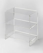 25" Clear Plastic Two Tier Bookcase - $16,710.83 MXN