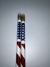 Vintage Pencils w/American Flag (2) - £6.36 GBP
