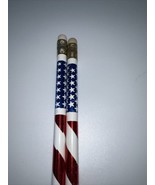 Vintage Pencils w/American Flag (2) - £6.28 GBP