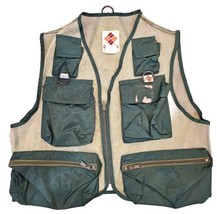 Columbia Fishing Vest Netted With Pockets Size Medium Vtg - £15.78 GBP