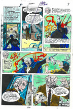 Original 1975 Phantom Stranger 38 page 7 DC Comics vintage color guide a... - $52.97