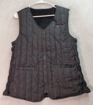 Womens Heated Vest Without Power Bank Size XL Black Sleeveless V Neck Fu... - $21.10