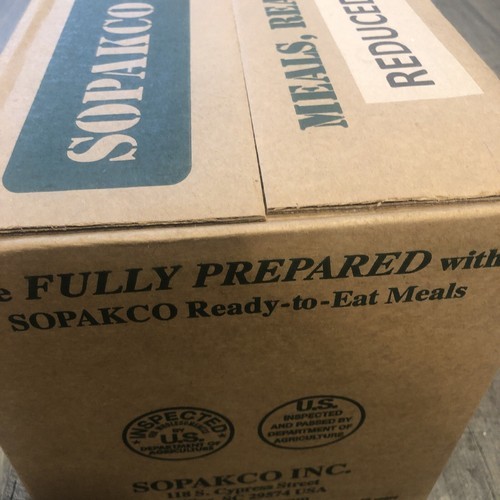 New Sealed Sopakco Emergency Ration Meals Reduced Sodium 06/01/2026 Item image 3