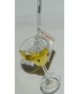 Ganz EX29970 Merry Margarita Glass Clear Yellow Liquid Ornament - £10.17 GBP