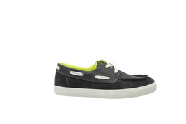 [05084] Clarks Club Ocean Jnr Boys Kids Charcoal Grey Leather Suede Shoes - $74.95