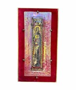 1968 Anzolo Fuga Murano Glass Icon Madonna Child Religious On Velvet 16 ... - $21,042.47 MXN